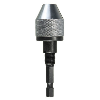Audew 1/4" Inch Keyless Drill Bit Chuck Adapter Converter 0.3-6.5mm For Impact Driver (Intl)"