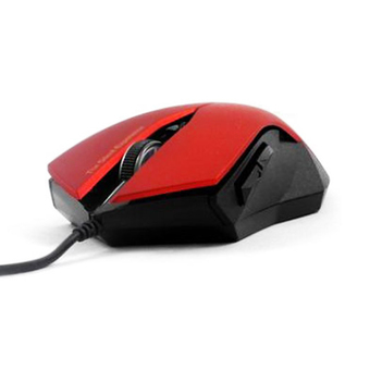NUBWO Mouse Gaming เมาส์สำหรับคอเกมเมอร์ รุ่น SILENT NM-19 - สีแดง