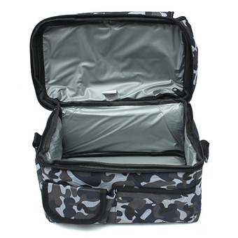  Travel BBQ Camping Picnic Lunch Insulated Cooler Cool ice bag Food Drink Carrier Sea Camouflage