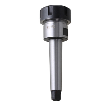 MTA2 ER25 Morse Taper Flat Tail Shank Collet Chuck Silver