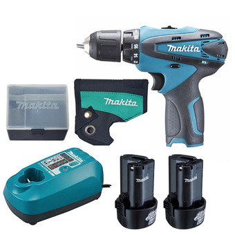 MAKITA สว่านไร้สาย 3/8" 10.8V. 1.3Ah. แบต 2 ก้อน รุ่น DF330DWE/DF330DSP1A"