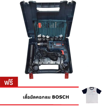 Bosch ชุดสว่านกระแทก 4 หุน รุ่น GSB 16 RE set (อุปกรณ์เสริม 100 ชิ้น)