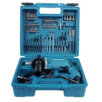 MAKITA สว่านกระแทก5/8" พร้อมชุดดอก รุ่น HP1630KX3 (แทน HP1630X100 (สีเขียว))"
