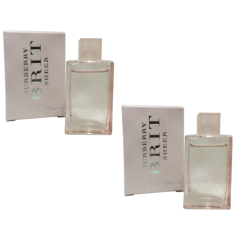 BURBERRY BRIT SHEER EDT For Her (5ml. x 2กล่อง)