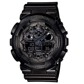 Casio G-Shockนาฬิกาข้อมือ รุ่นGA-100CF-1 - Black