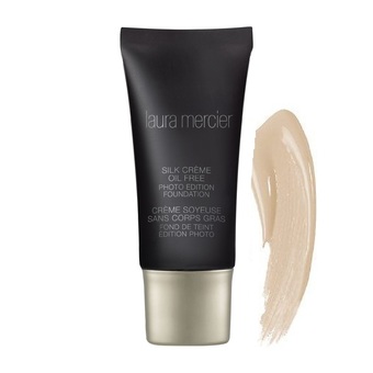 Laura Mercier Silk Crème Oil Free Photo Edition Foundation 30ml. (สี Sand Beige)
