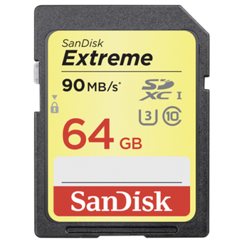 Sandisk Digital Media Card 64 Gb. Sd Card Extreme Sdhc Class 10 รุ่น Sdsdxne_064g_Gncin