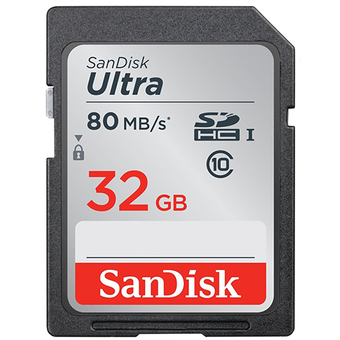 SANDISK DIGITAL MEDIA CARD 32 GB. SD CARD Ultra SDHC Class 10 (SDSDUNC_032G_GN6IN)