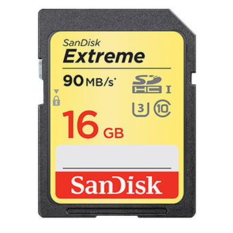 SANDISK DIGITAL MEDIA CARD 16 GB. SD CARD Extreme SDHC Class 10 (SDSDXNE_016G_GNCIN)