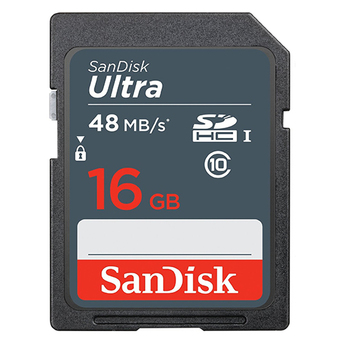 SANDISK DIGITAL MEDIA CARD 16 GB. SD CARD Ultra SDHC Class 10 (SDSDUNB_016G_GN3IN)