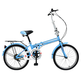 K-BIKE จักรยานพับได้ FOLDING BIKE 20 นิ้ว รุ่น 20K61 (สีฟ้า)