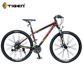 TIGER จักรยานเสือภูเขา Mountain Bike ล้อ 27.5 27 Speeds รุ่น Magnum (สีดำ-แดง)
