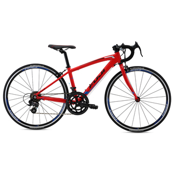 FUJI จักรยานเสือหมอบเด็ก Kid&#039;s Road Bike 14 Speed รุ่น ACE 650 (สีแดง - Red)