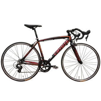 COYOTE จักรยานเสือหมอบ มือตบ รุ่น TEMPO 700C 14SPEED (สีดำ/แดง)