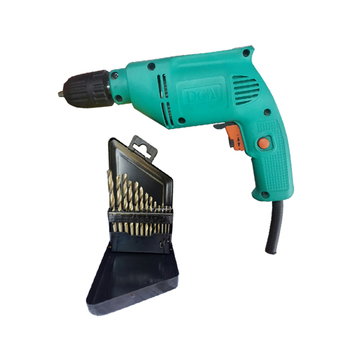 Tools Pro สว่านไฟฟ้า DCA รุ่น AJZ10A พร้อม ดอกสว่าน เจาะเหล็กไฮสปีด