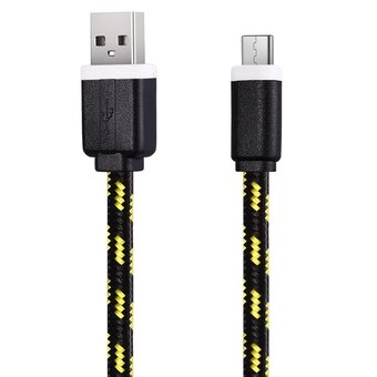1M Type C USB 3. 1 Transfer Data Charging Cable for Phones (Black)