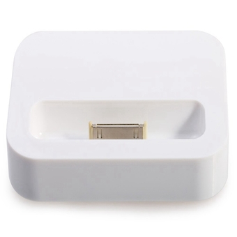 30Pin Charger Dock Data Charging Sync for iPhone 4/4S (White) - Intl