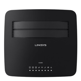 LINKSYS N300 Wireless Router with ADSL2+ Modem X1000 - สีดำ
