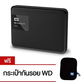 WD 2TB My Passport Ultra USB 3.0 Secure(Black)(WDBBKD0020BBK-PESN) Free!กระเป๋ากันรอย WD