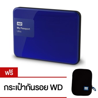 WD 2TB My Passport Ultra USB 3.0 Secure(Blue)(WDBBKD0020BBL-PESN) Free!กระเป๋ากันรอย WD