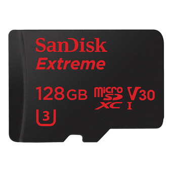 SANDISK DIGITAL MEDIA CARD 128 GB. MICRO SDXC CARD Extreme Class10 SANDISK (SDSQXVF_0128G_GN6MA)