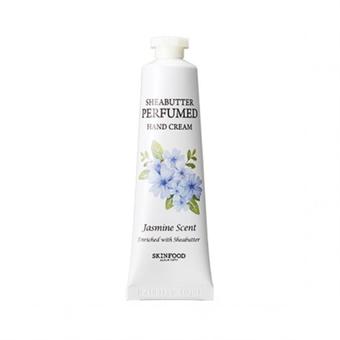 SkinFood Shea Butter Perfumed Hand Cream ครีมทามือ # Jasmine Scent (สูตรดอกมะลิ)