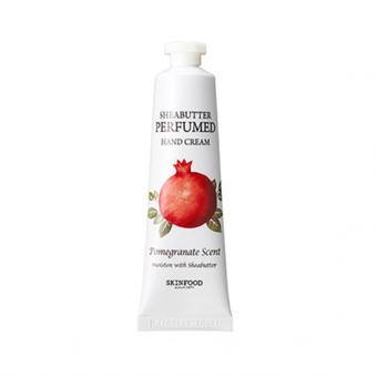 SkinFood Shea Butter Perfumed Hand Cream ครีมทามือ # Pomegranate Scent (สูตรทับทิม)