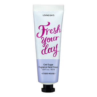Etude House ครีมทามือ Loving Days Cool Sugar Fragrance Hand Cream 50ml #Fresh Your Day