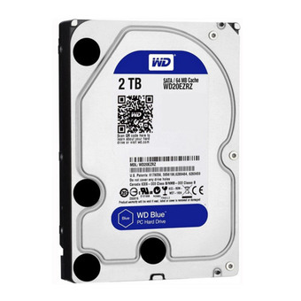 WESTERN HDD Hard Disk Internal 2.0TB WD SATA-III 64MB (WD20EZRZ (BLUE)