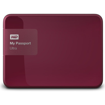 WD WESTERN HDD Hard Disk External 3.0 TB 7200RPM MY PASSPORT ULTRA รุ่น WDBBKD0030BBY (Berry)