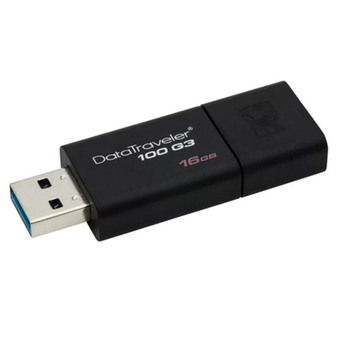 KINGSTON FLASH DRIVE 16 GB. (DT100G3/16GBFR) USB 3.1