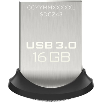 SANDISK FLASH DRIVE 16 GB. (SDCZ43_016G_GAM46)