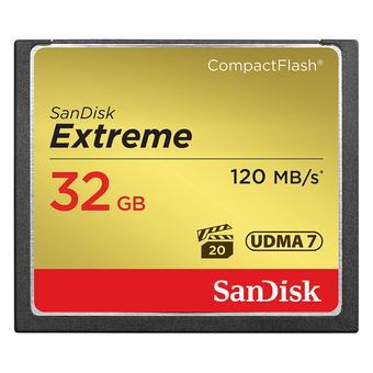 SANDISK DIGITAL MEDIA CARD 32 GB. COMPACT FLASH EXTREME (SDCFXSB-032G-G46)