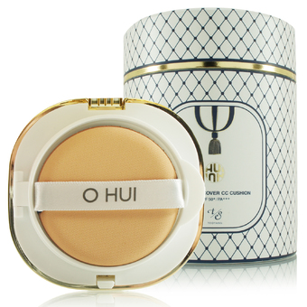 O HUI Ultimate Cover CC Cushion SPF50+/PA+++15g (Special Edition) รีฟิว+พัฟ # 01 Light Beige