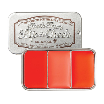 SkinFood Fresh Fruit Lip &amp; Cheek Trio 7.5g # 3 Tomato