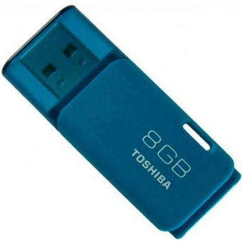 TOSHIBA FLASH DRIVE 8 GB. HAYABUSA BLUE USB 2.0