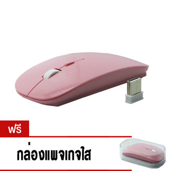 9FINAL Super Slim Wireless Mouse For PC Laptop and Android tv box (Pink)