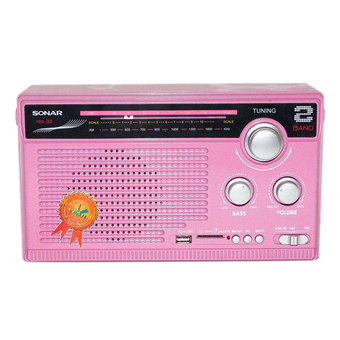 SONAR เครื่องเล่น วิทยุ รุ่น HHL-32 (Pink)