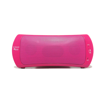 Sonar ลำโพงบลูทูธแบบพกพา ( สีชมพู )