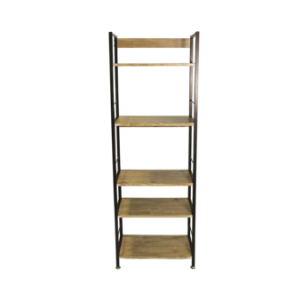U-RO DECOR ชั้นวางหนังสือ รุ่น LEXINTON-52 เล็กซิงตัน-52 (สีโอ้คธรรมชาติ/น้ำตาลเข้ม)
