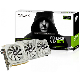 GALAX VGA - Video Graphics Array GTX1070 HOF WHITE 8GB DDR5 256 BIT