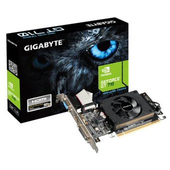 GIGABYTE VGA Video Graphics Array NVIDIA (PCI-E) GT710 2GB DDR3 64 BIT (N710D3-2GL)