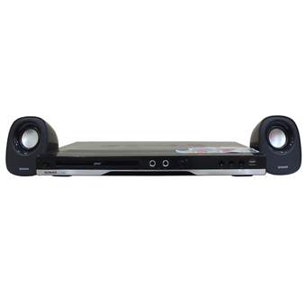 Sonar DVD Player เครื่องเล่นดีวีดี พร้อมลำโพง รุ่น W-960 (สีดำ/เงิน) พร้อมลำโพง 1 คู่