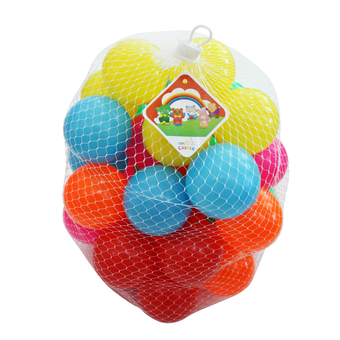 Kidsza ลูกบอล40ลูกปลอดสารพิษ รุ่นเนื้อหนาหลากสี ขนาด3นิ้ว