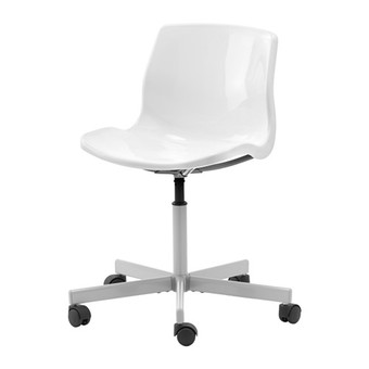NK Furniline เก้าอี้สำนักงาน-5ล้อเลื่อน+ปรับระดับ รุ่นOffice chair05 - (เบาะขาว)