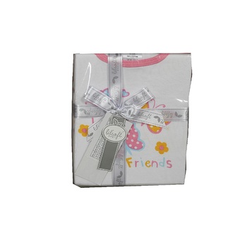 Lilsoft Baby Gift Set ชุดของขวัญสำหรับเด็ก 4 ชิ้น ขนาด 0-6 เดือน – Pink