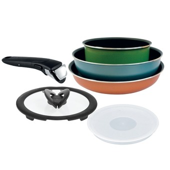 TEFAL กระทะถอดด้าม Ingenio (Good Choice) 6 ชิ้น รุ่น L0199012