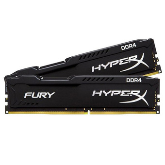 KINGSTON RAM - For PC 8/2133 KINGSTON HYPER-X (HX421C14FBK2/8) 4X2 FURY (BLACK)