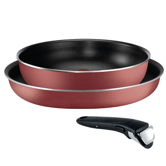 TEFAL ชุดกระทะ 3 ชิ้น Ingenio Strawberry L0389112 (Red)