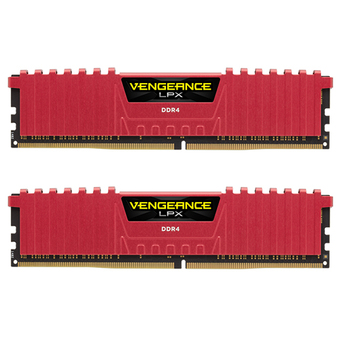 CORSAIR RAM - FOR PC DDR4-RAM 8/3200 VG (CMK8GX4M2B3200C16R) 4X2 RED